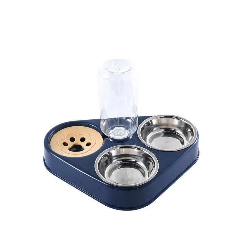 3In1 Pet Stainless Steel Bowl Feeder