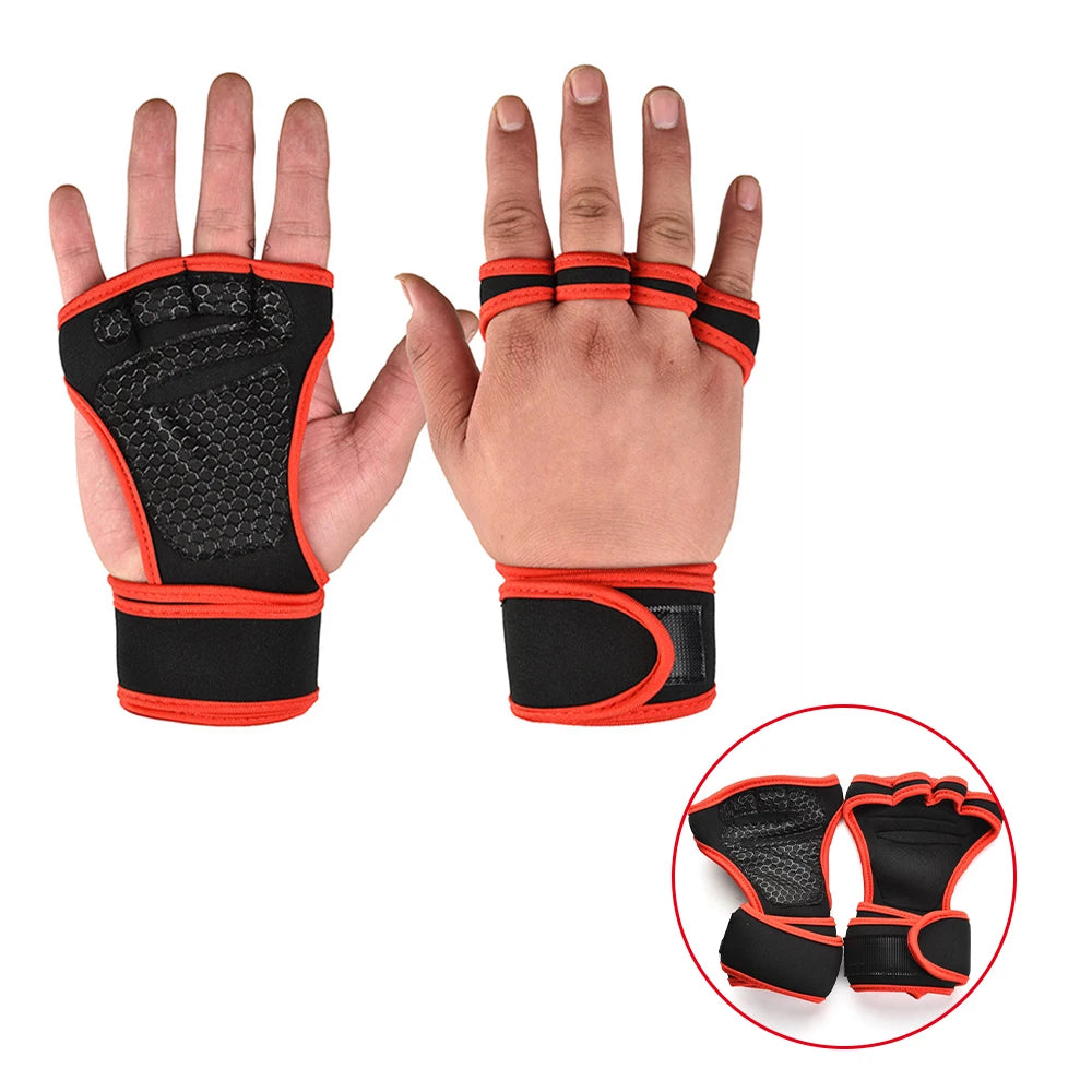 Gymnastics Gym Hand Wrist Palm Gloves