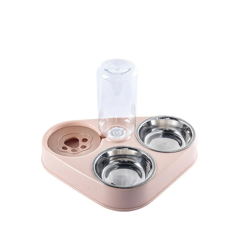 3In1 Pet Stainless Steel Bowl Feeder