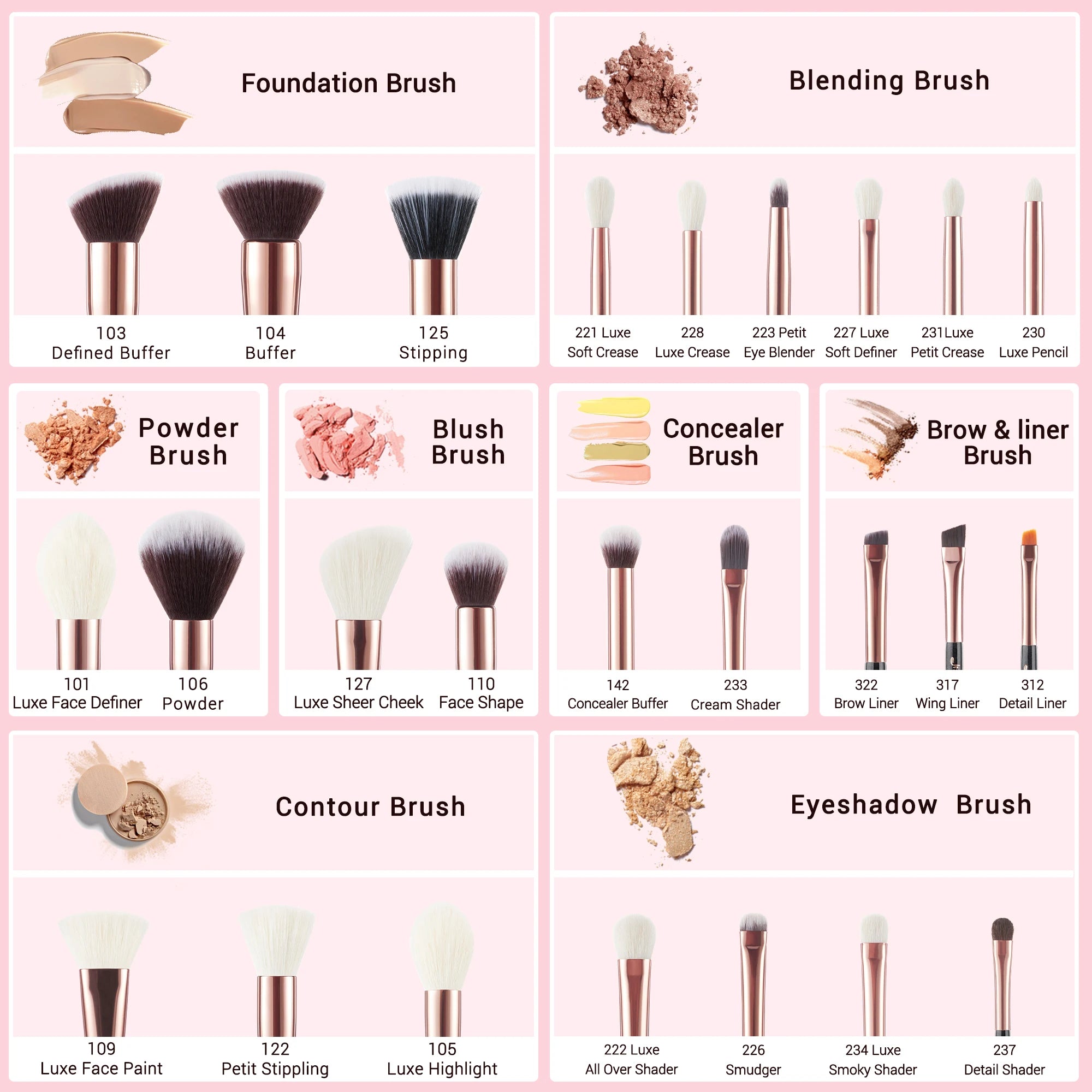 Professional Make up Brush Set