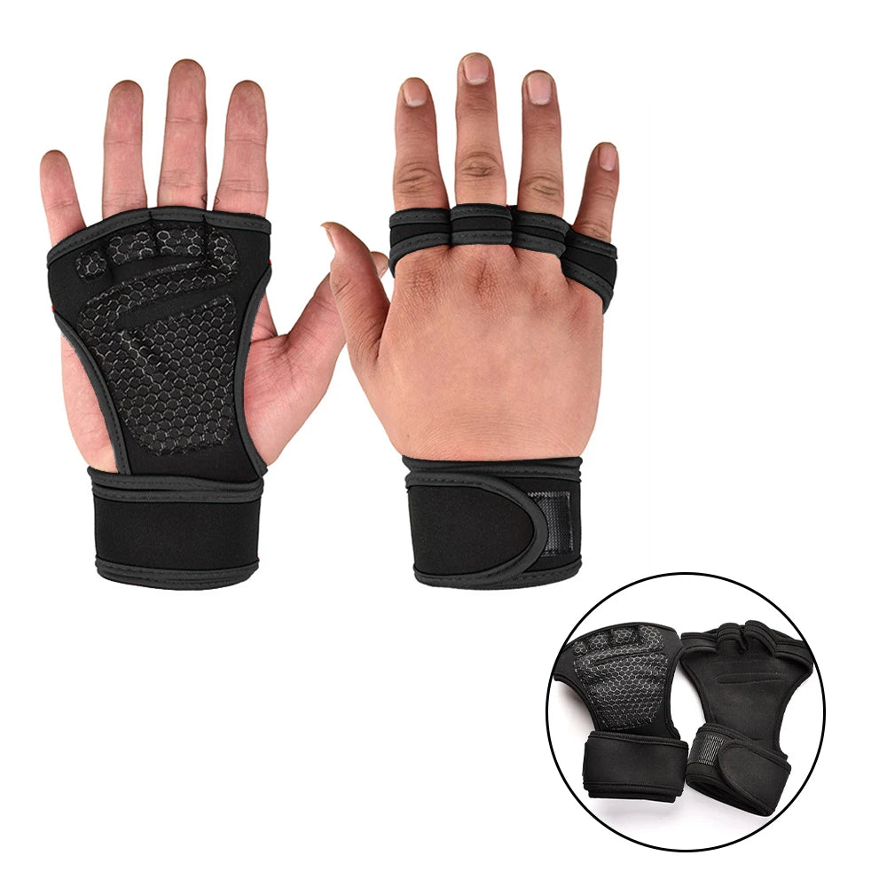 Gymnastics Gym Hand Wrist Palm Gloves