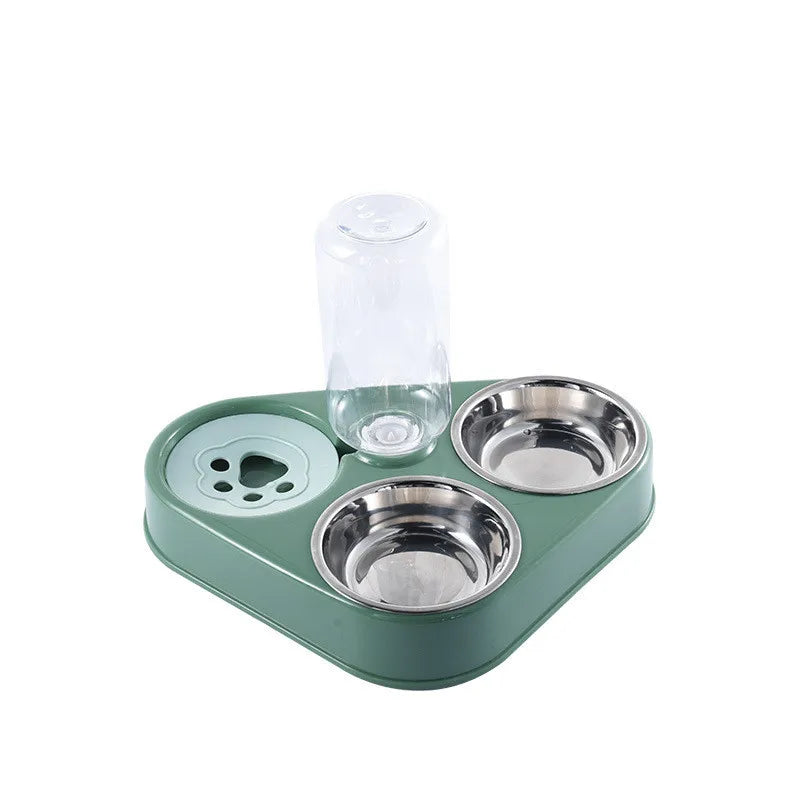 3In1 Pet Stainless Steel Bowl Feeder