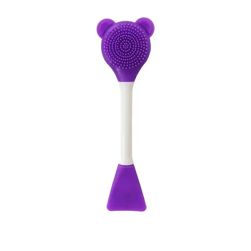 Double Silicone Facial Mask Brush