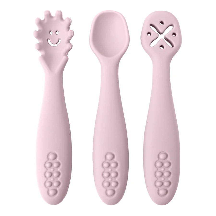 Baby Silicone Eat Training Spoon