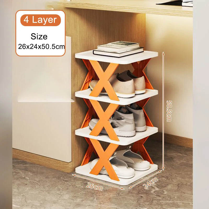 Multi-layer Shoes Stackable Rack