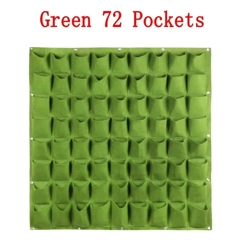 Wall Hanging Pockets Planting Pot