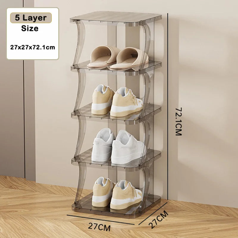 Multi-layer Shoes Stackable Rack