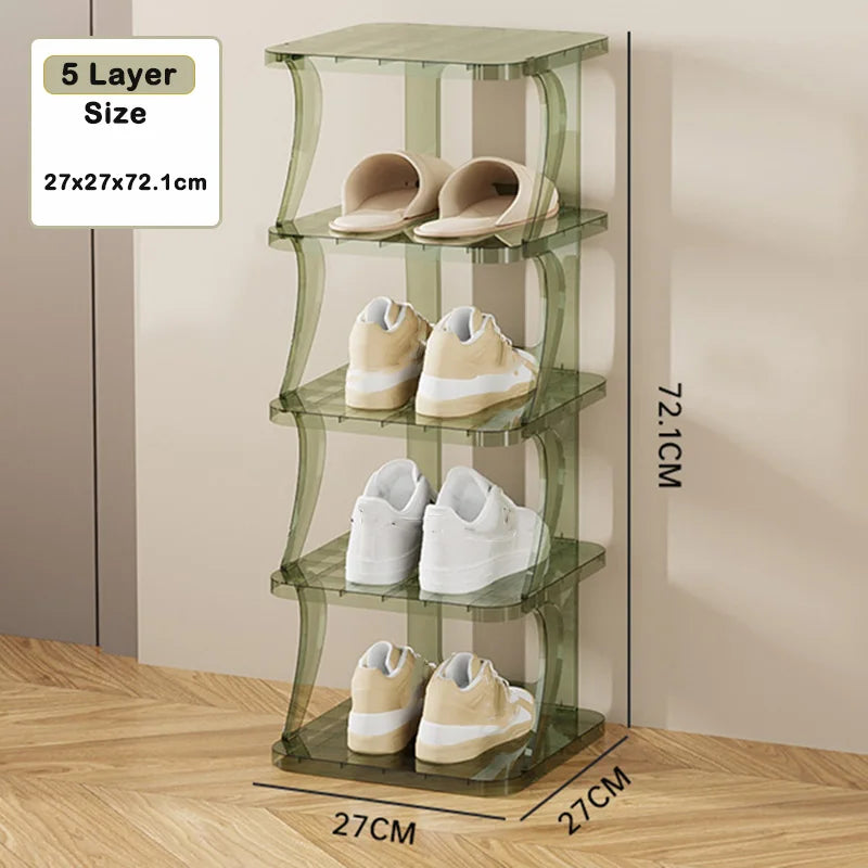 Multi-layer Shoes Stackable Rack