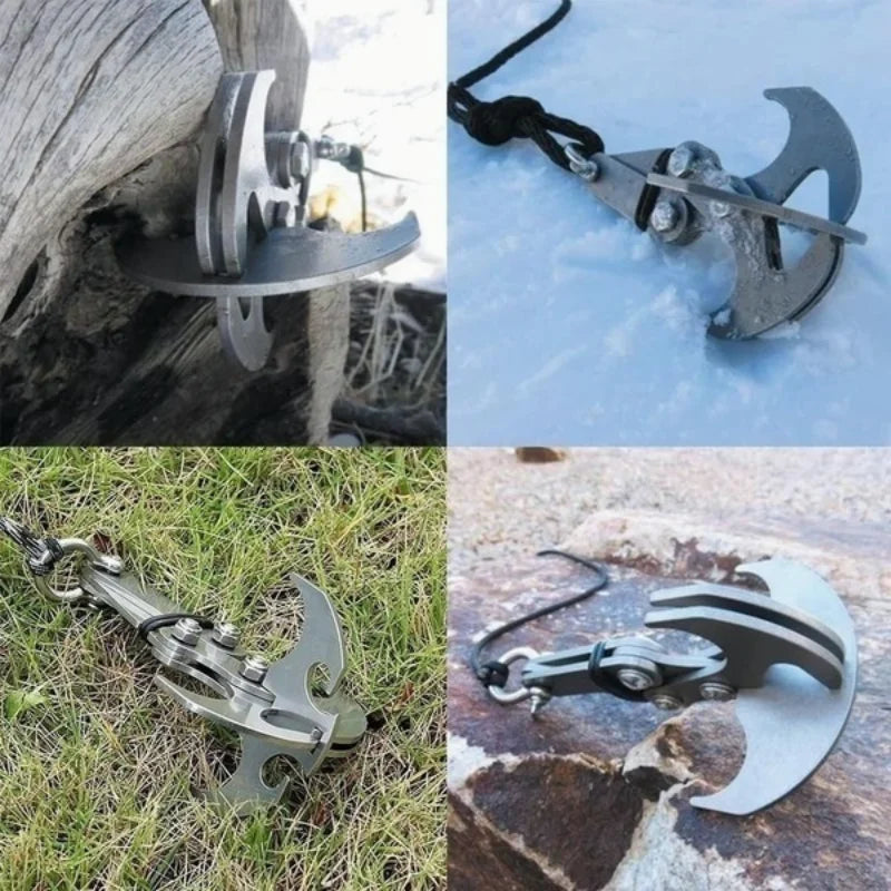 Stainless Steel Folding Grappling Hook