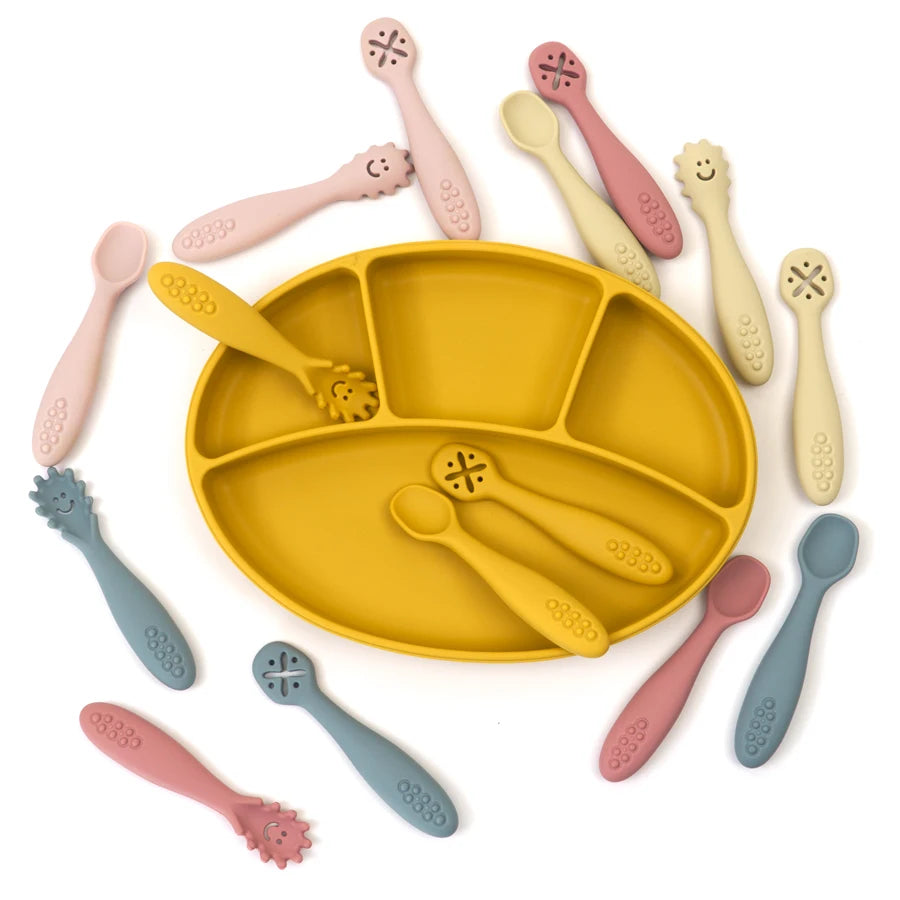 Baby Silicone Eat Training Spoon