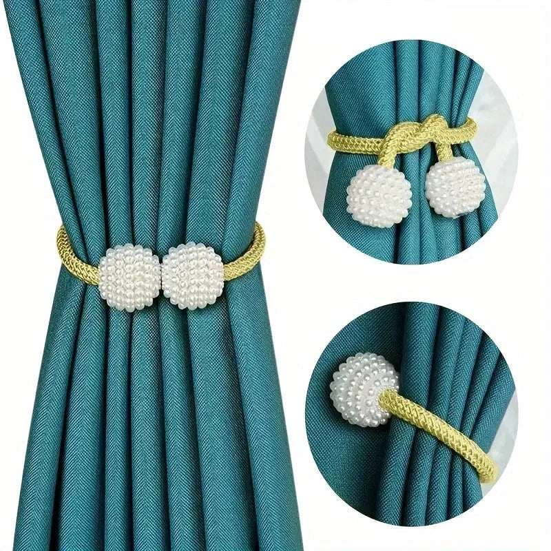 Magnetic Pearl Curtain Clip