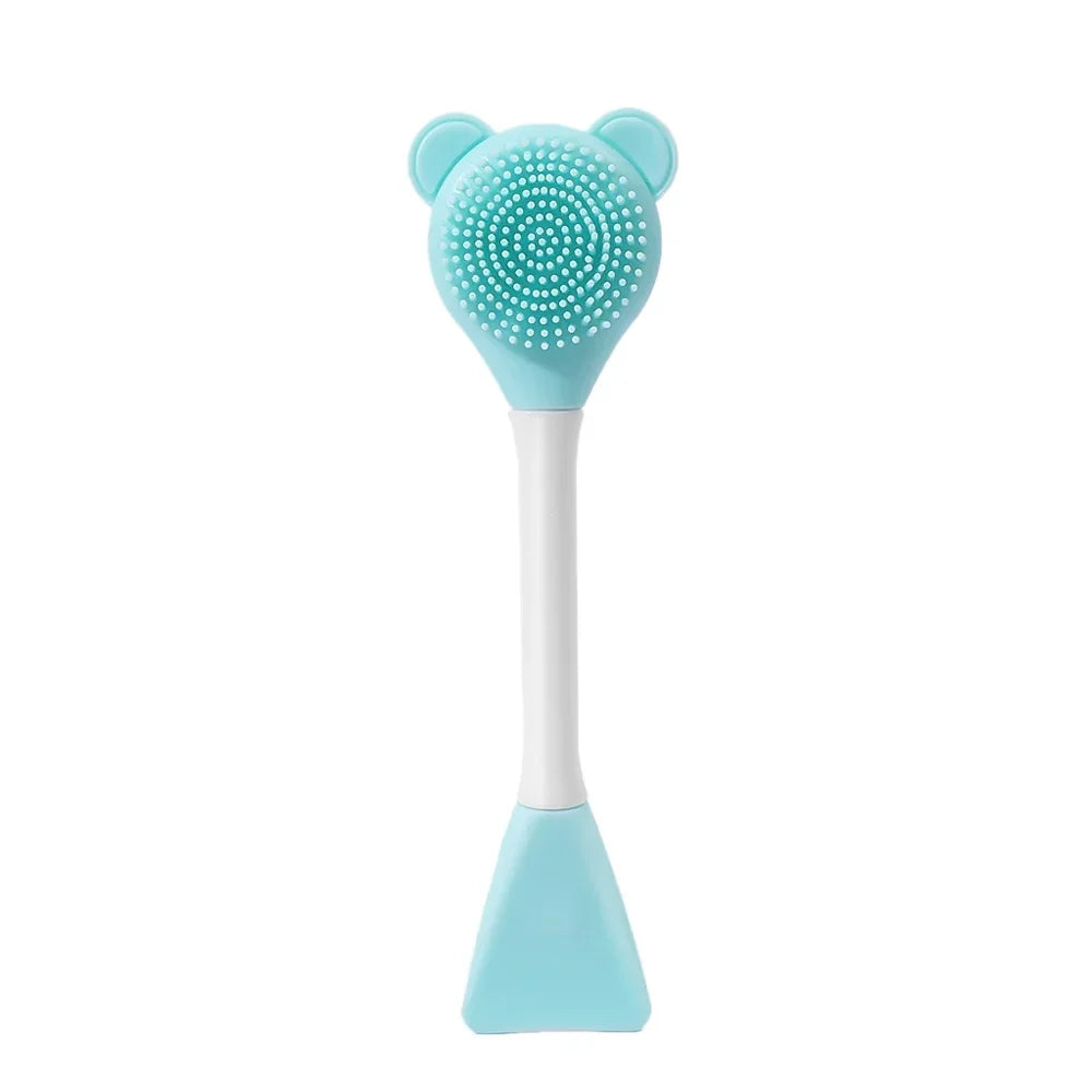 Double Silicone Facial Mask Brush