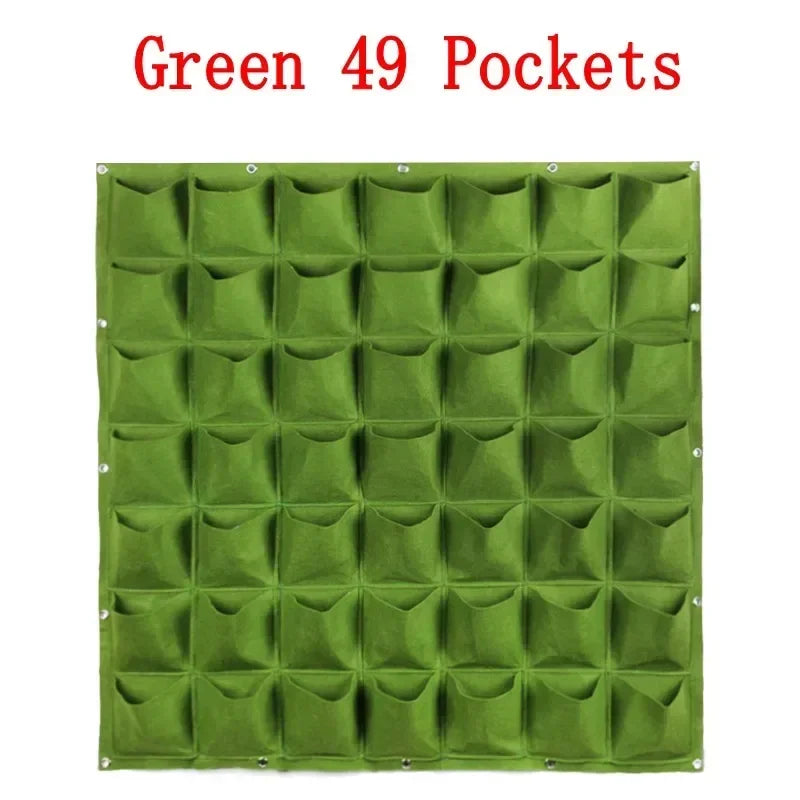 Wall Hanging Pockets Planting Pot