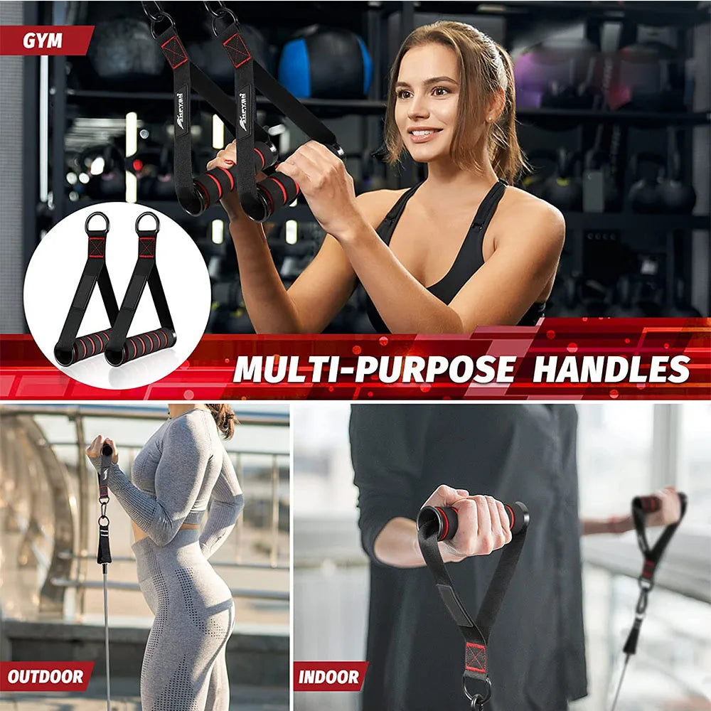 Heavy Duty Metal Gym Handles Grip