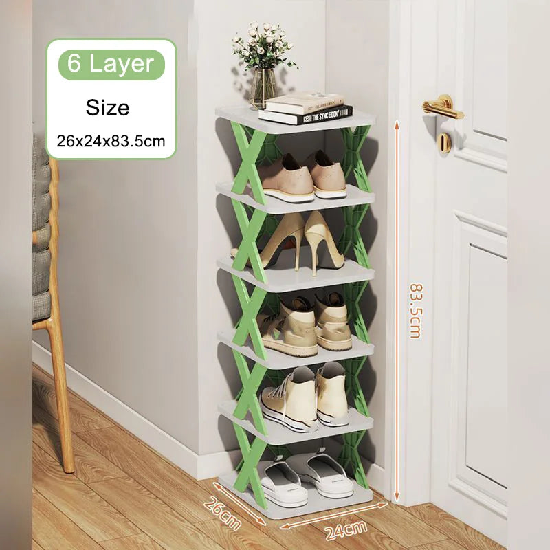 Multi-layer Shoes Stackable Rack