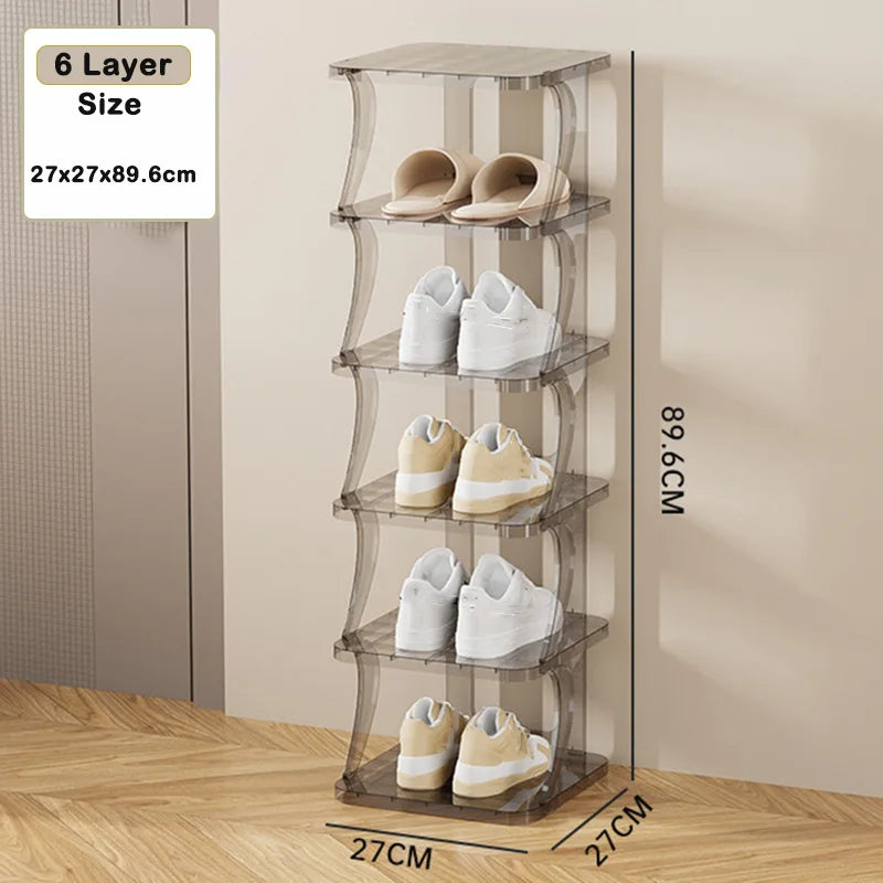 Multi-layer Shoes Stackable Rack