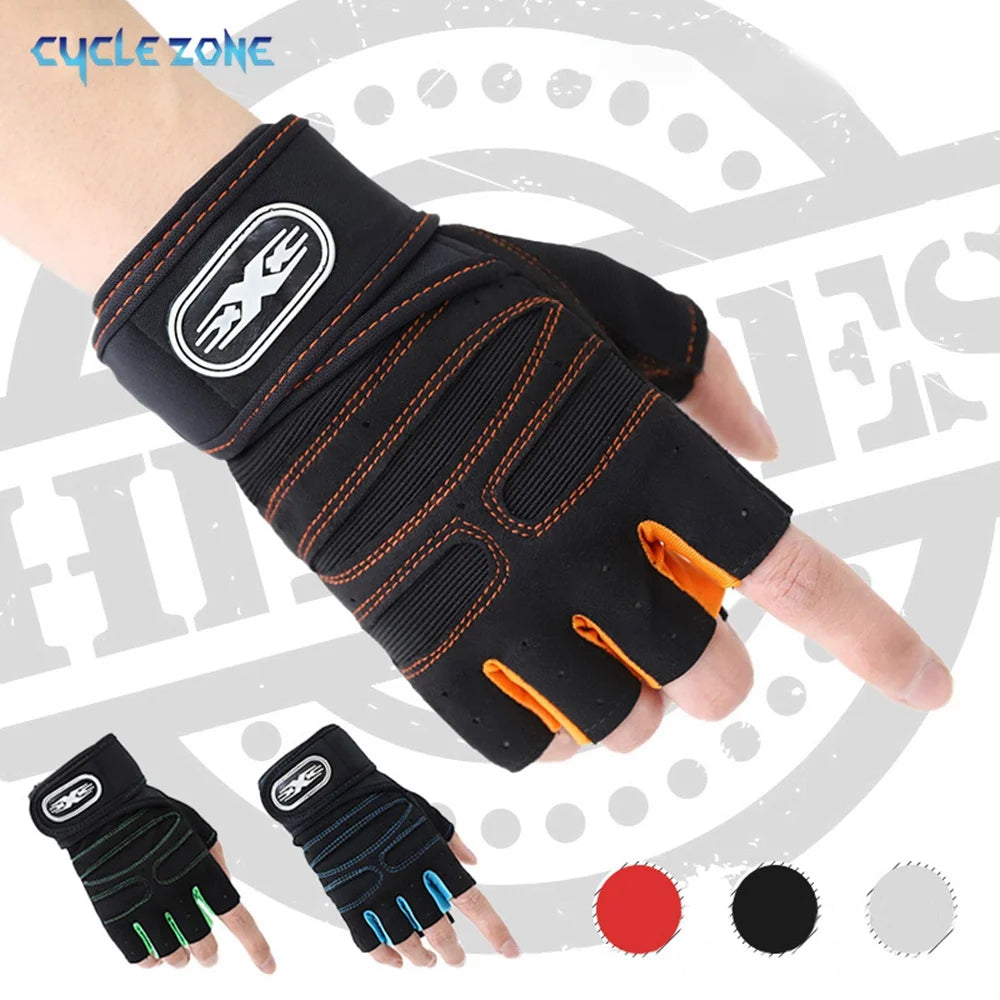 Workout Weight Lifting Half Finger Gloves