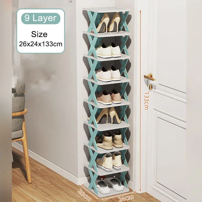 Multi-layer Shoes Stackable Rack