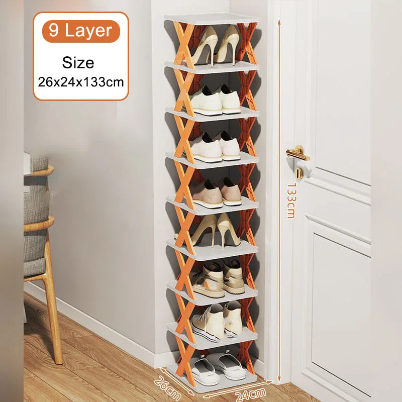 Multi-layer Shoes Stackable Rack