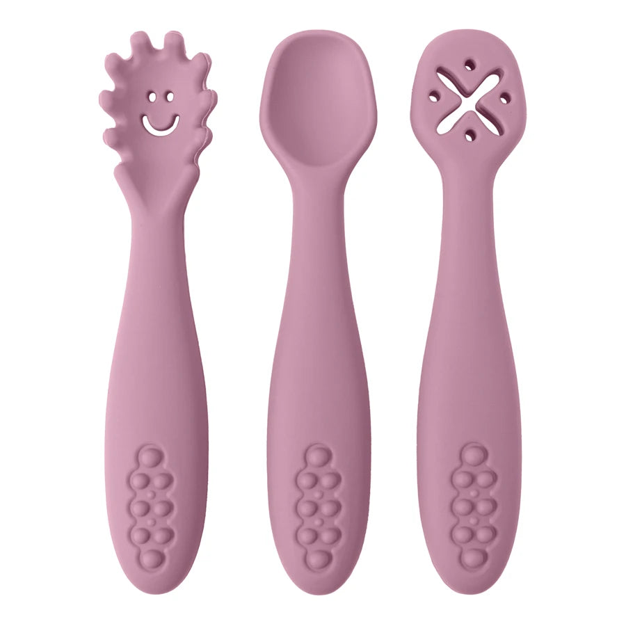 Baby Silicone Eat Training Spoon