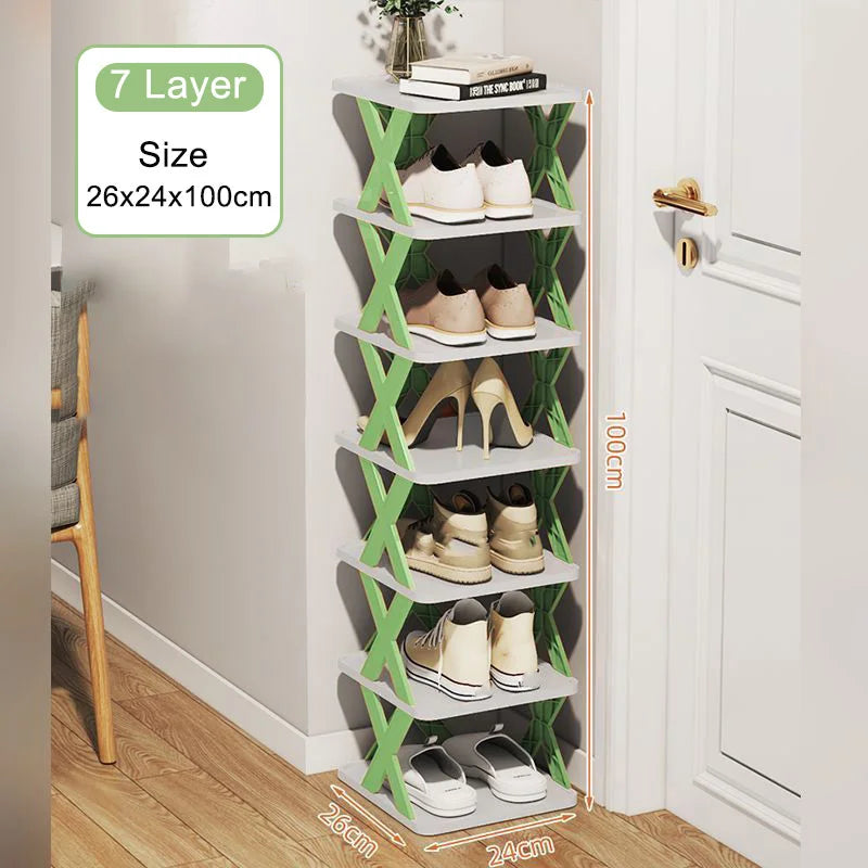 Multi-layer Shoes Stackable Rack