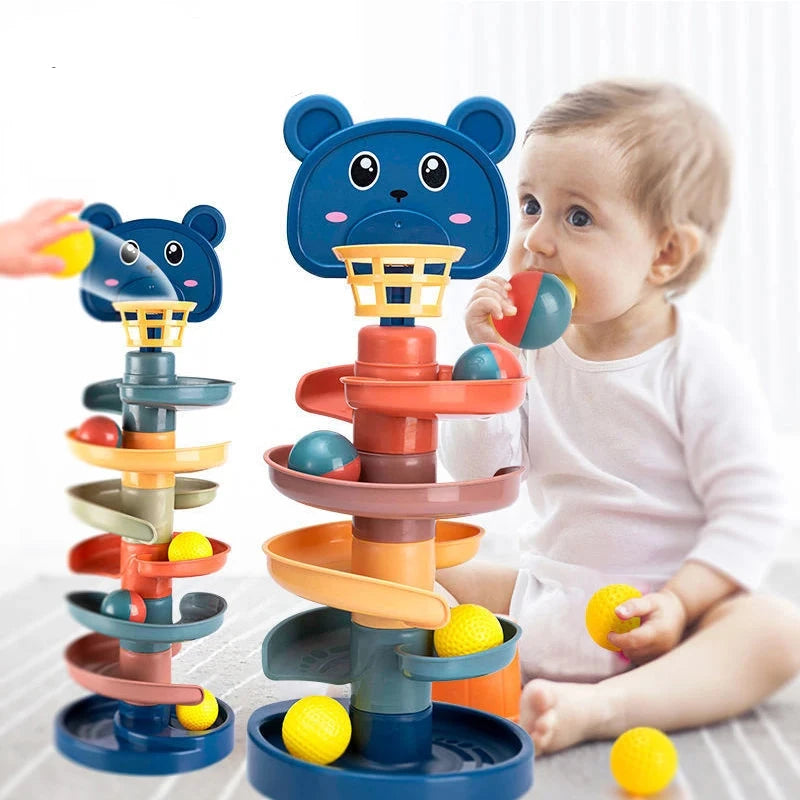 Baby Rolling Ball Pile Tower Toy