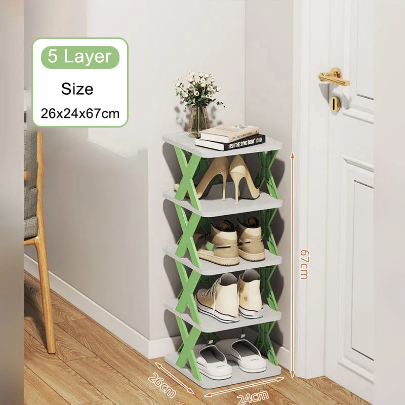 Multi-layer Shoes Stackable Rack