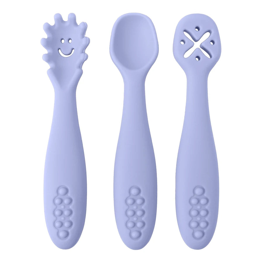 Baby Silicone Eat Training Spoon