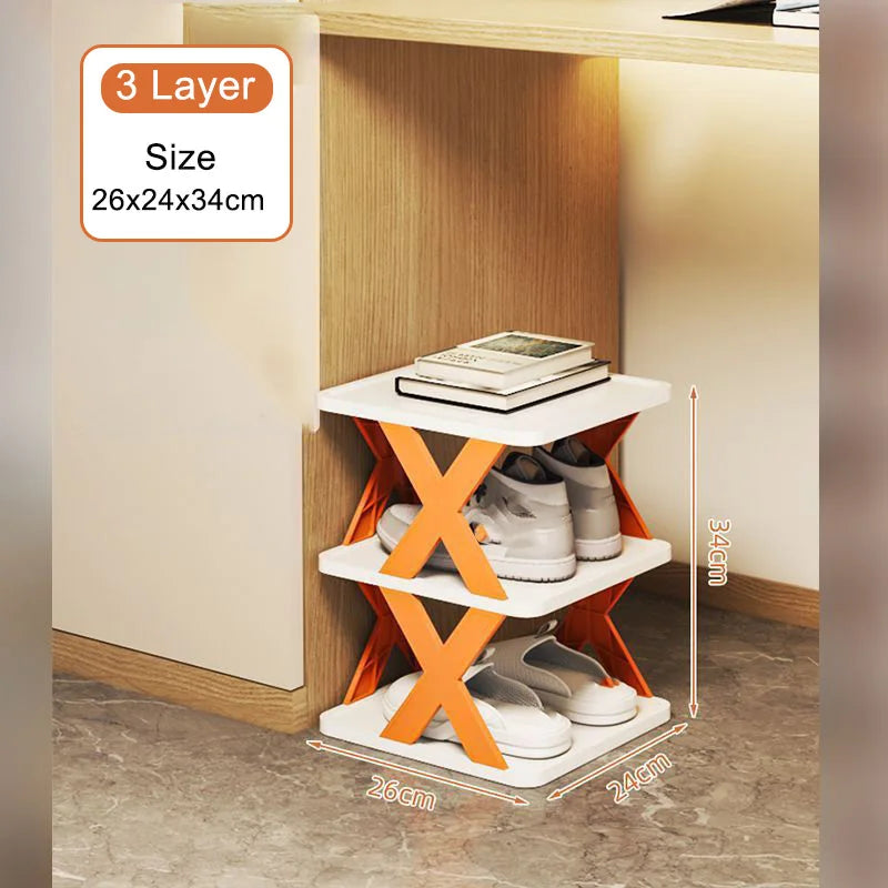 Multi-layer Shoes Stackable Rack