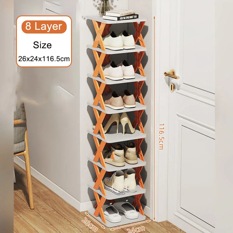 Multi-layer Shoes Stackable Rack