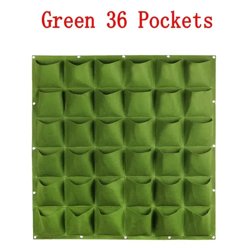 Wall Hanging Pockets Planting Pot