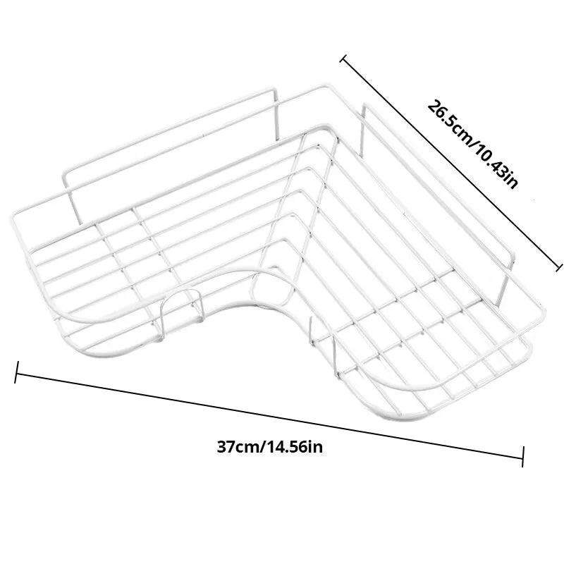 Bathroom Iron Triangle Storage Rack