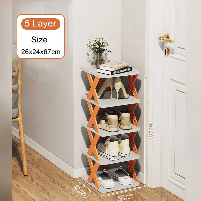 Multi-layer Shoes Stackable Rack