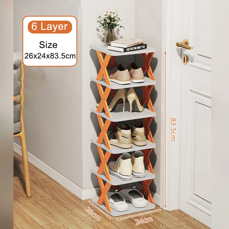 Multi-layer Shoes Stackable Rack