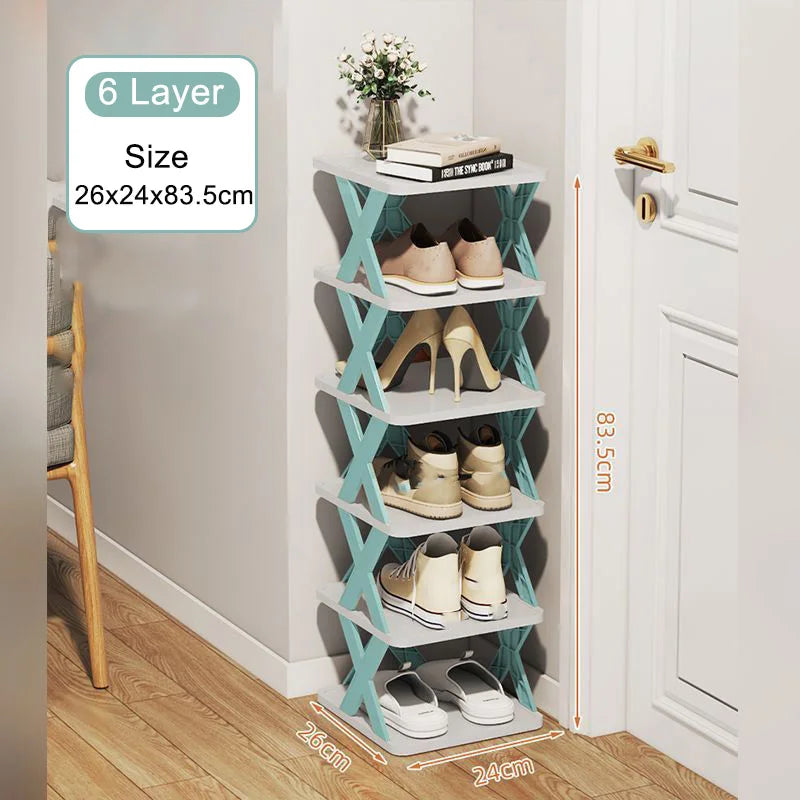 Multi-layer Shoes Stackable Rack