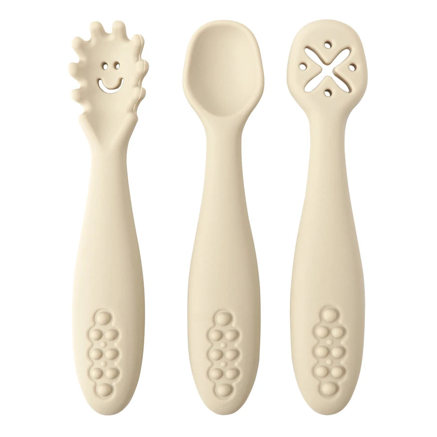 Baby Silicone Eat Training Spoon