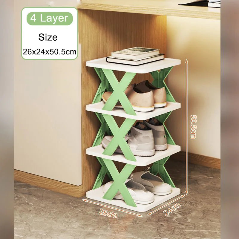 Multi-layer Shoes Stackable Rack