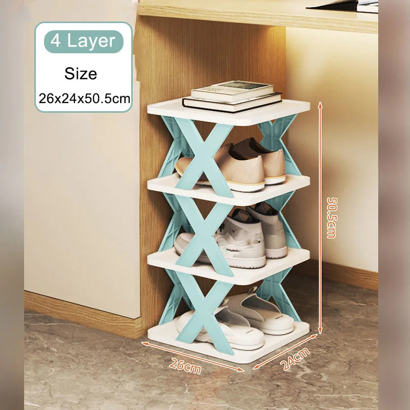 Multi-layer Shoes Stackable Rack