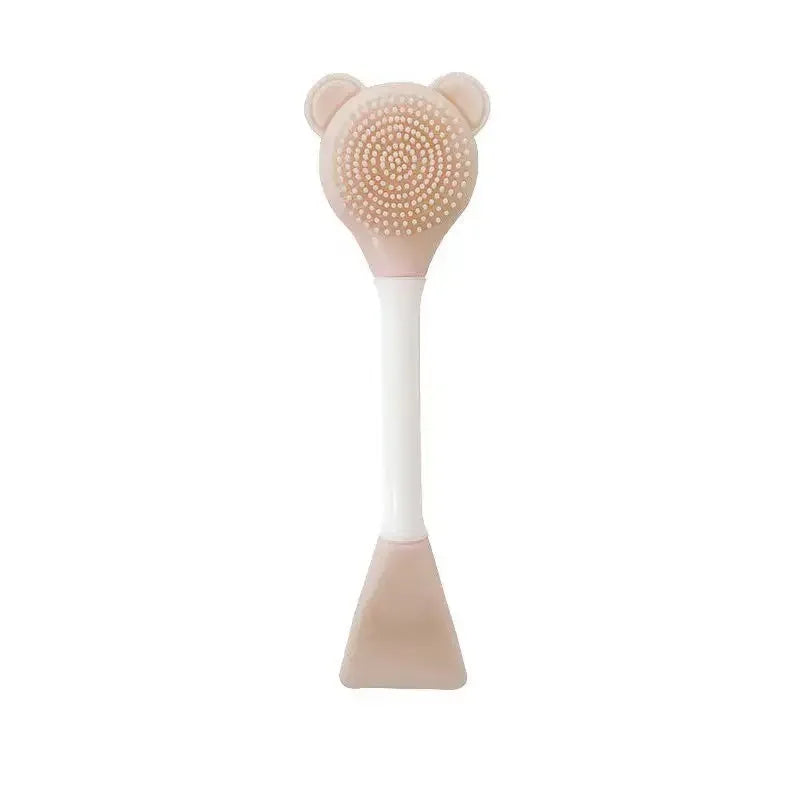 Double Silicone Facial Mask Brush