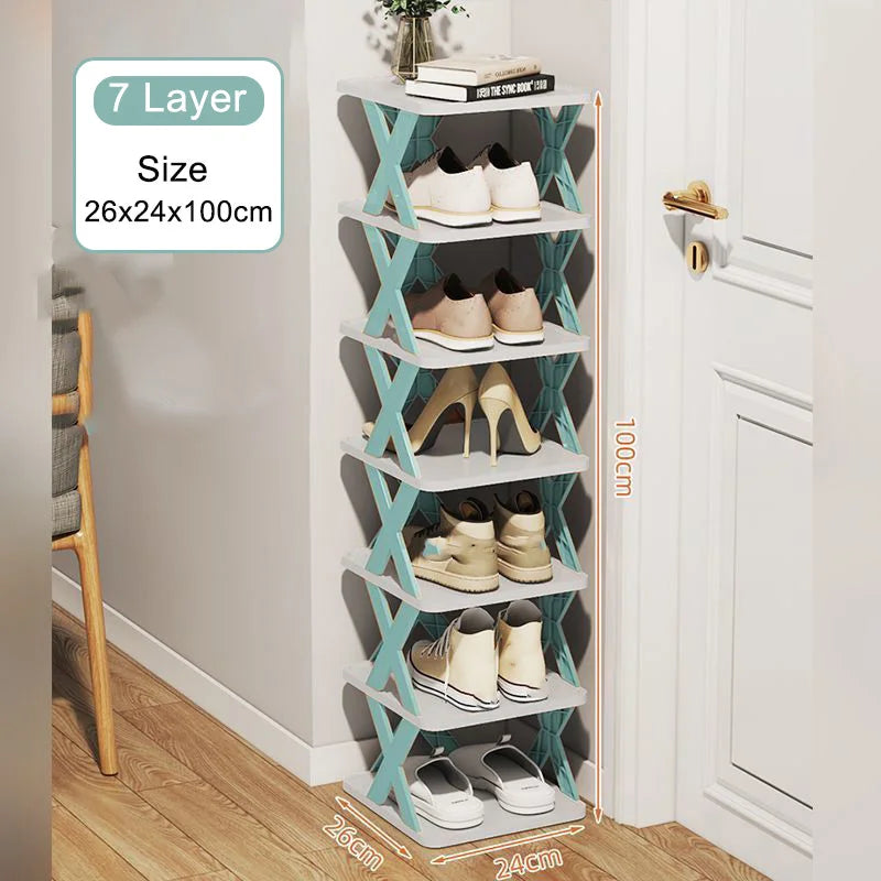 Multi-layer Shoes Stackable Rack